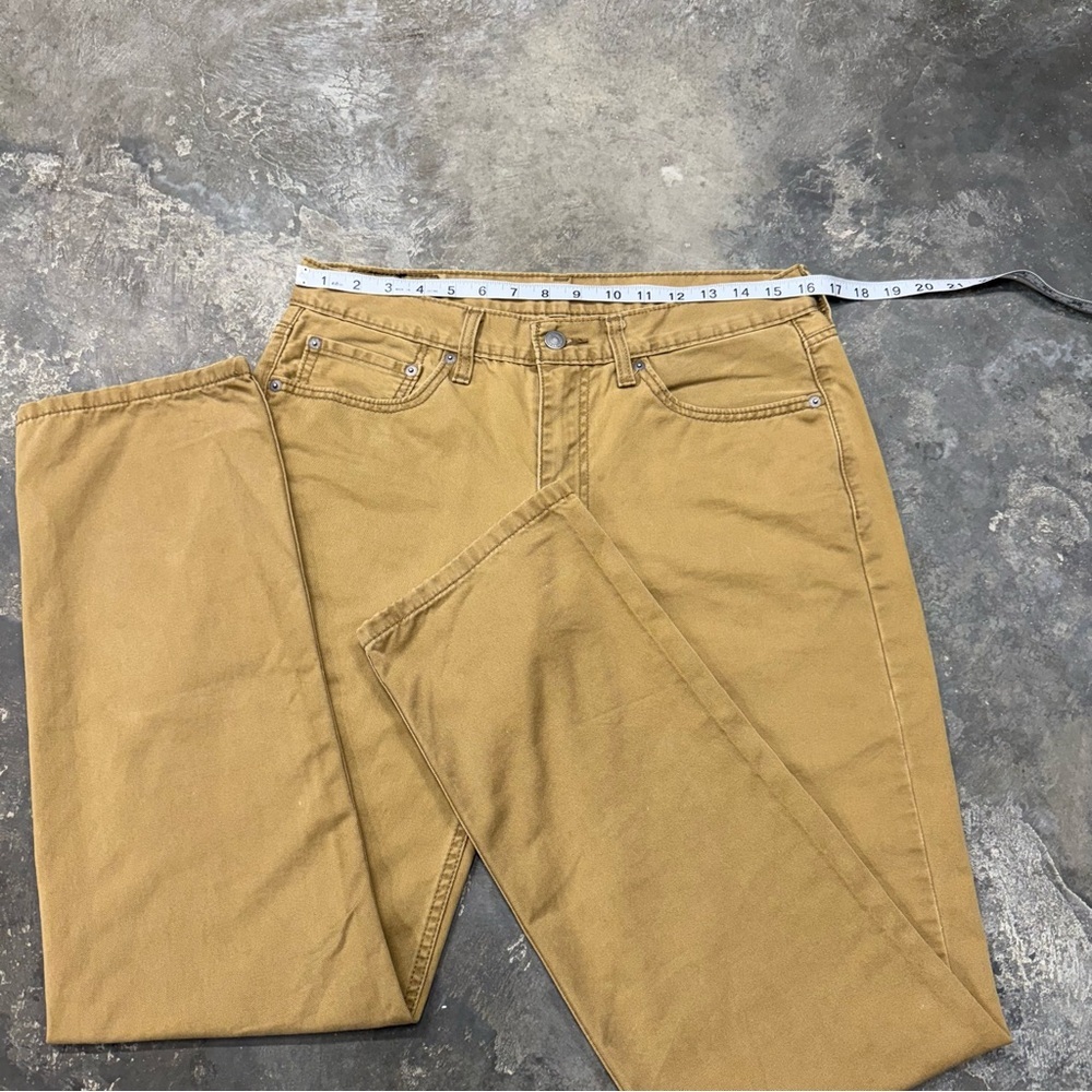Levi’s 514 Straight Fit Khaki Jeans Men’s 32x32 - Picture 5 of 9